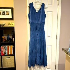 Lucky and Coco size 14 blue 100% cotton dress